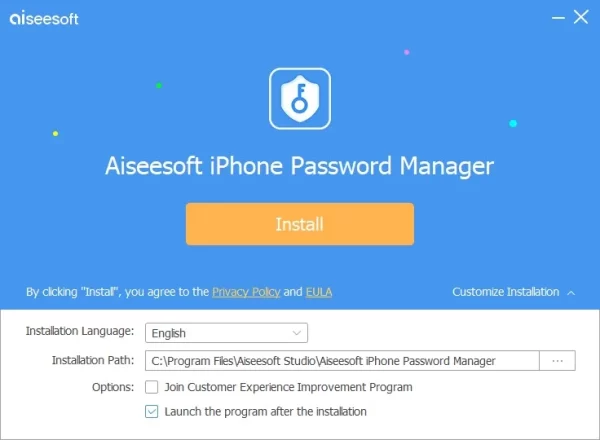 Aiseesoft iPhone Password Manager 3