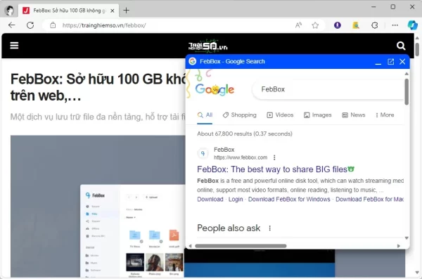 Cách sử dụng tính năng Preview link của Chrome trên Microsoft Edge 1
