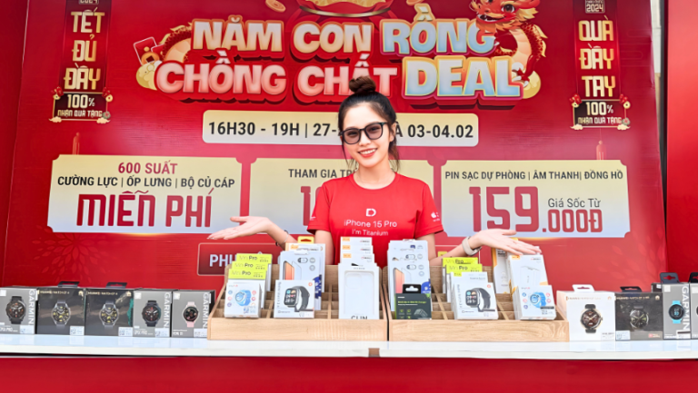 Chợ Tết công nghệ giá từ 49 ngàn, nhiều dịch vụ, quà tặng miễn phí
