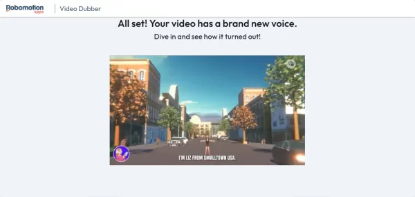 Robomotion Video Dubber 6