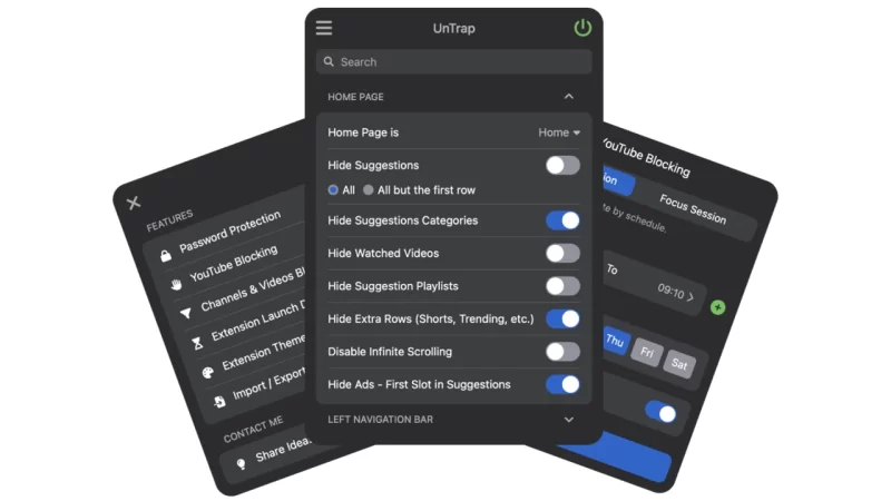 UnTrap: Hơn 177 thiết lập tinh chỉnh giúp sử dụng YouTube tốt hơn