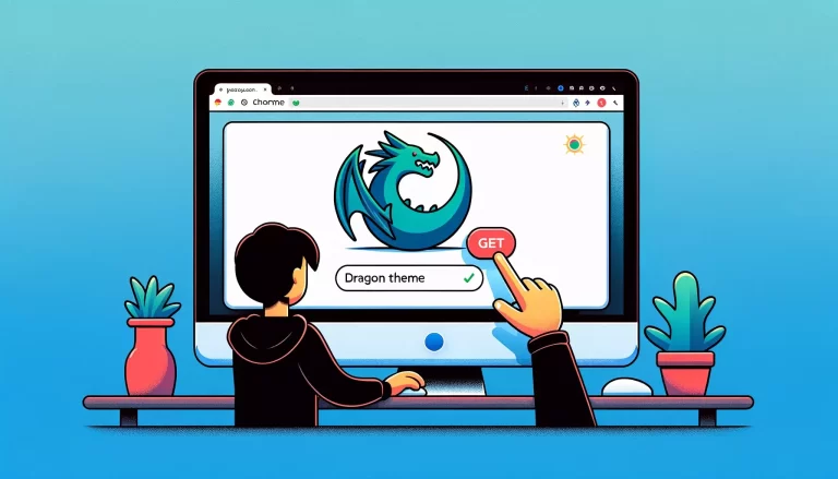 Năm Rồng cài theme Rồng cho Chrome, Microsoft Edge