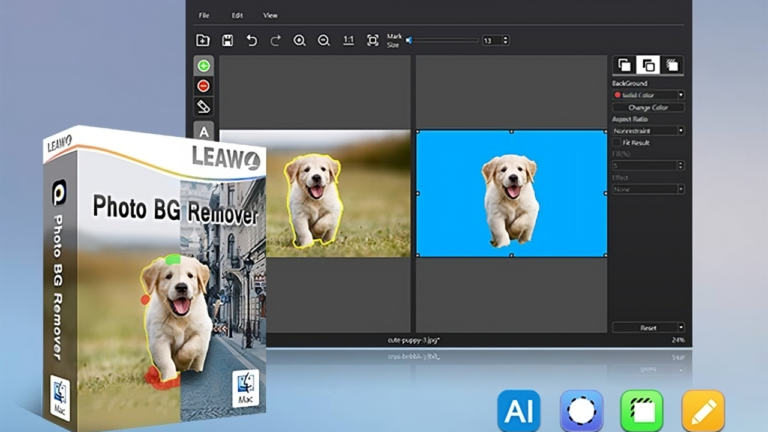 Leawo Photo BG Remover: loại bỏ nền ảnh tự động