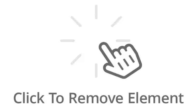 Click to Remove Element: Xóa quảng cáo khó chịu trên các trang phim