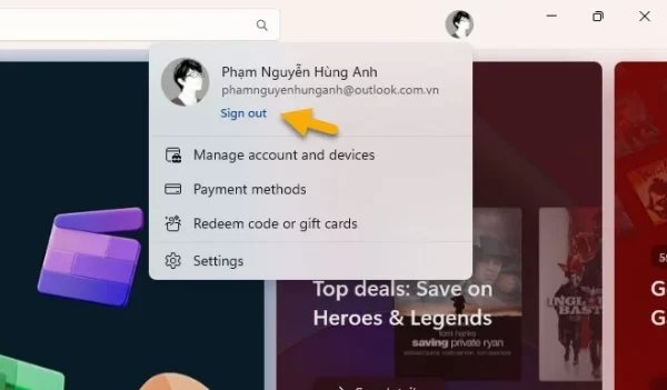 Khắc phục lỗi 0x80048504 trong Microsoft Store 1