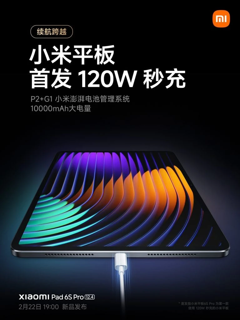 Xiaomi Pad 6S Pro có camera kép 50MP, pin 10.000mAh, HyperOS