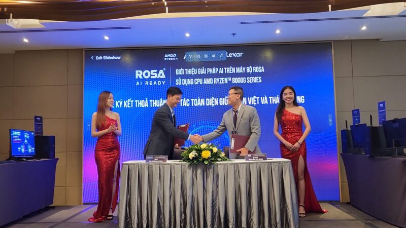 ROSA PC AI: Bộ máy tính AI đầu tiên tại Việt Nam sử dụng vi xử lý AMD Ryzen 8000G series