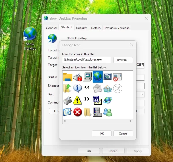 Cách hiển thị lại nút Show Desktop cho thanh tác vụ Windows 11 5