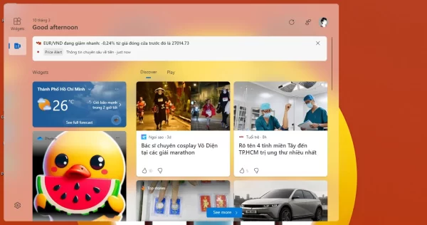 Cách sử dụng Widgets mới trên Windows 11 11