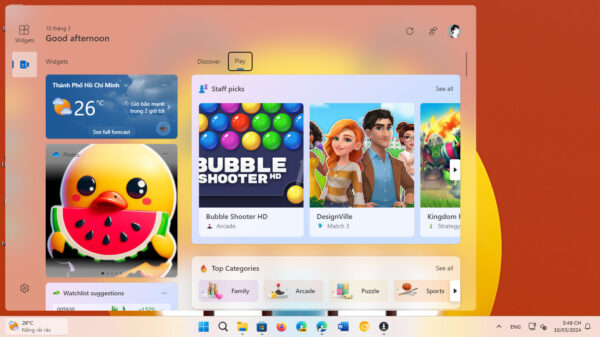 Cách sử dụng Widgets mới trên Windows 11 12