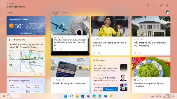 Cách sử dụng Widgets mới trên Windows 11 6