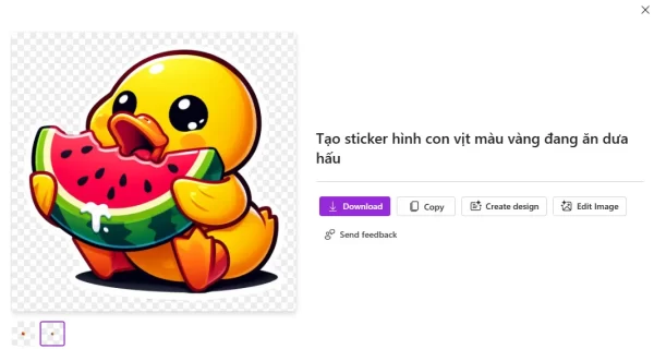 Cách tạo sticker trong Microsoft Designer 4