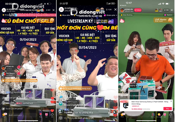 Ngày 1/4, Di Đông Việt livestream 24h lịch sử với sự tham gia của CEO, Hoa hậu Ngọc Châu, dàn KOC khủng, deal 0Đ, 1k