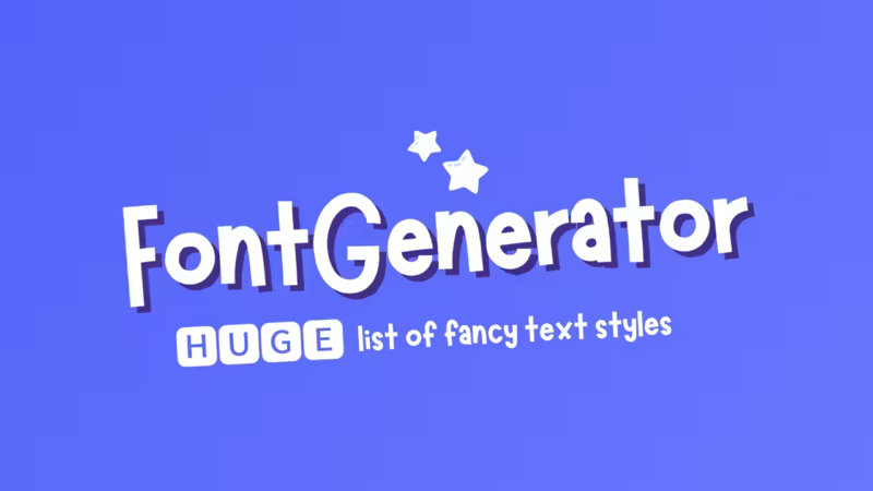 Font Generator: Tạo điểm nhấn với phông chữ độc lạ