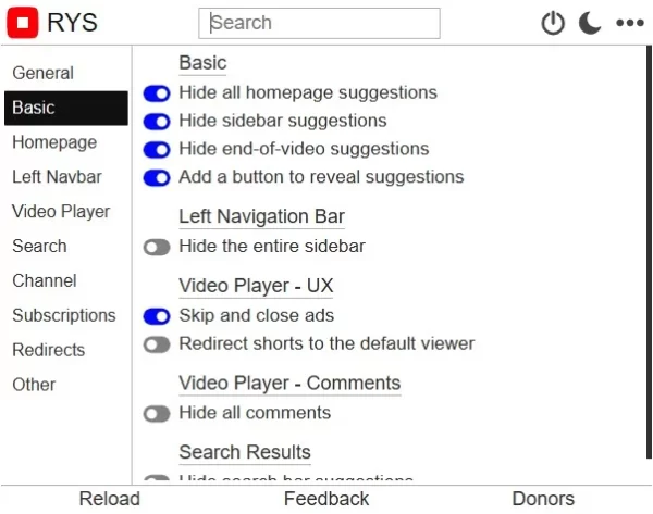 Remove YouTube Suggestions 3