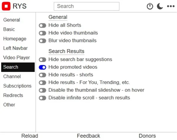 Remove YouTube Suggestions 7