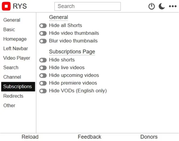 Remove YouTube Suggestions 9