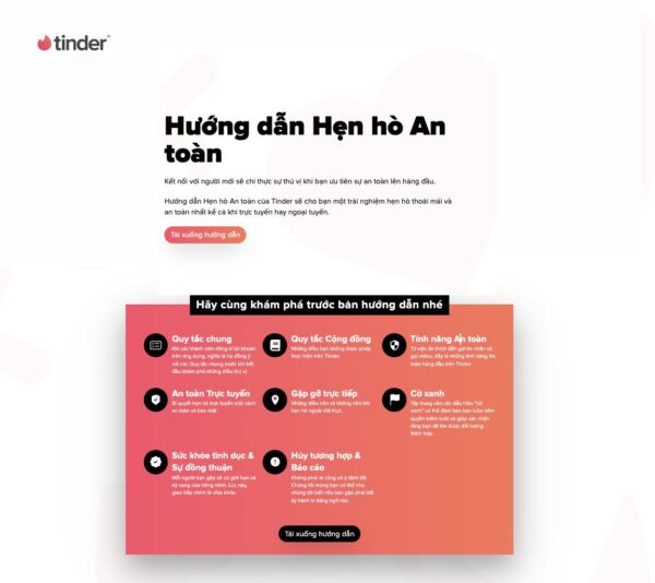 Tinder ra mắt Hướng dẫn Hẹn hò An toàn ở Đông Nam Á