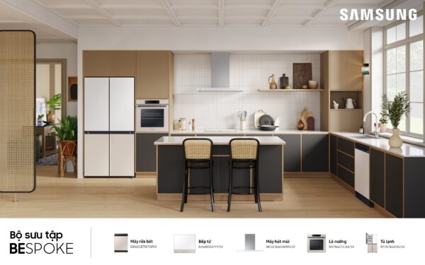 Samsung lần đầu ra mắt bộ sưu tập bếp Bespoke tại Việt Nam