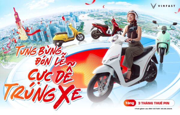 VinFast ưu đãi lớn cho khách hàng mua xe máy điện trong quý II