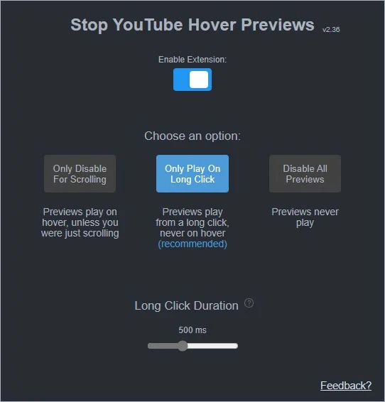 Better YouTube Previews 1