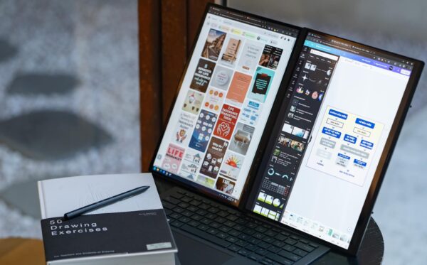 ASUS giới thiệu Zenbook DUO: Laptop 2 màn hình 14" Lumina OLED đầu tiên tích hợp chip AI