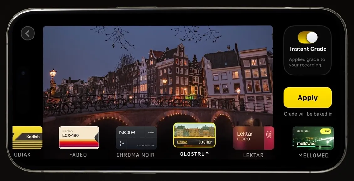 Kino: Ứng dụng quay video chuyên nghiệp cho iPhone