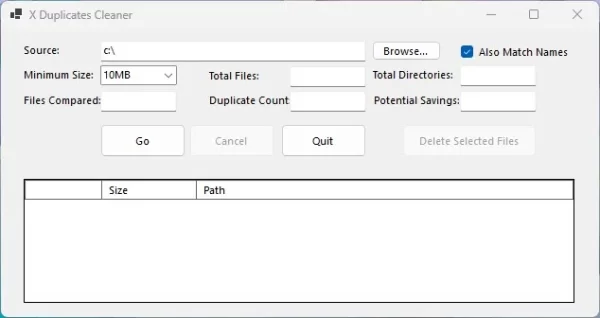 X Duplicates Cleaner 1