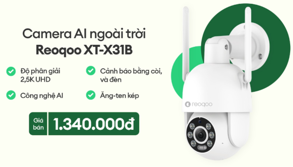 Reoqoo ra mắt camera Wifi an ninh thông minh sử dụng AI