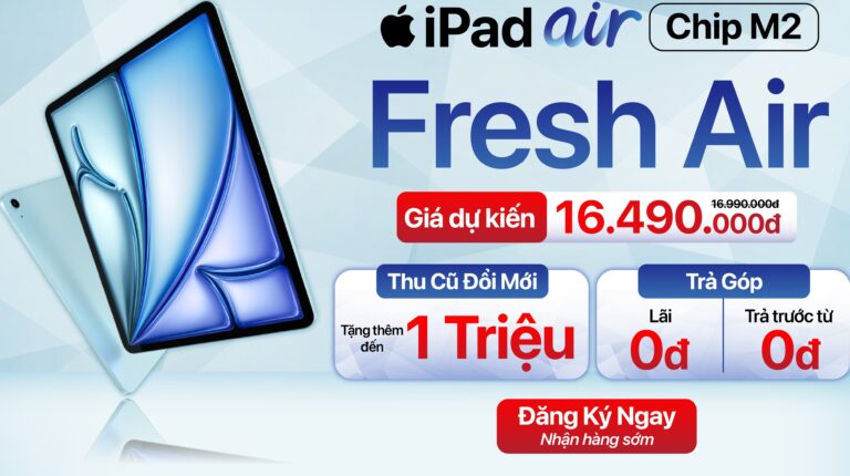 iPad 2024 dự kiến chỉ từ 16,49 triệu đồng tại Di Động Việt, thu cũ – lên đời giảm thêm đến 1 triệu đồng