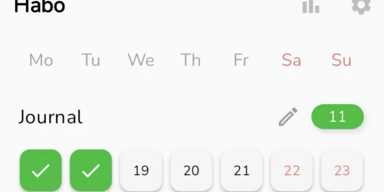 Habo: Ứng dụng theo dõi thói quen miễn phí và đơn giản