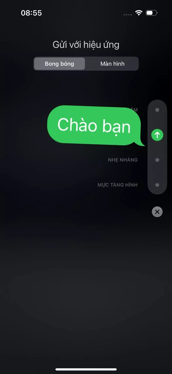 Cách gửi tin nhắn với nhiều hiệu ứng trên iOS 18