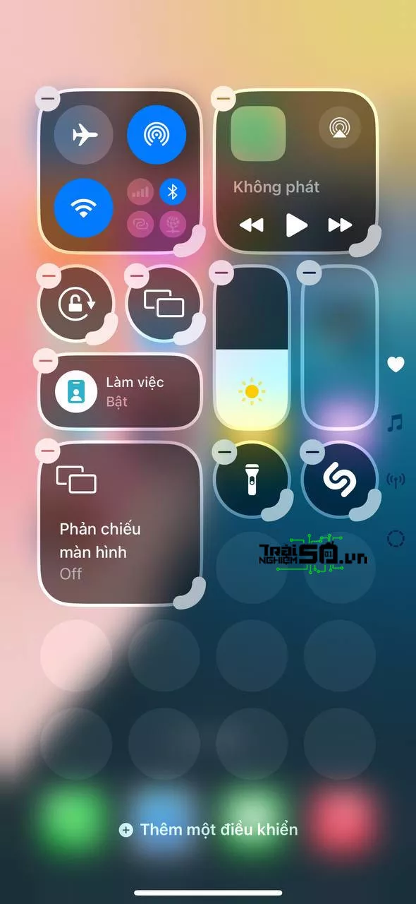 Cách tuỳ chỉnh trung tâm điều khiển trên iOS 18