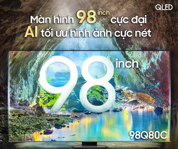 Samsung tiếp tục dẫn đầu về TV cực đại 98 inch, tung dải sản phẩm phủ rộng sự lựa chọn ở mọi phân khúc