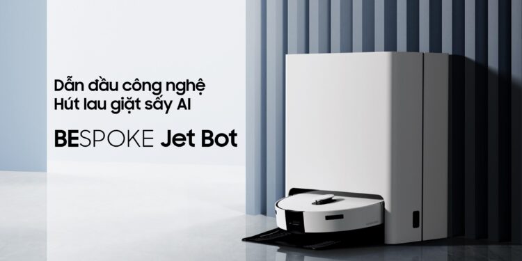 Samsung ra mắt robot hút lau giặt sấy Bespoke Jet Bot tích hợp công nghệ AI