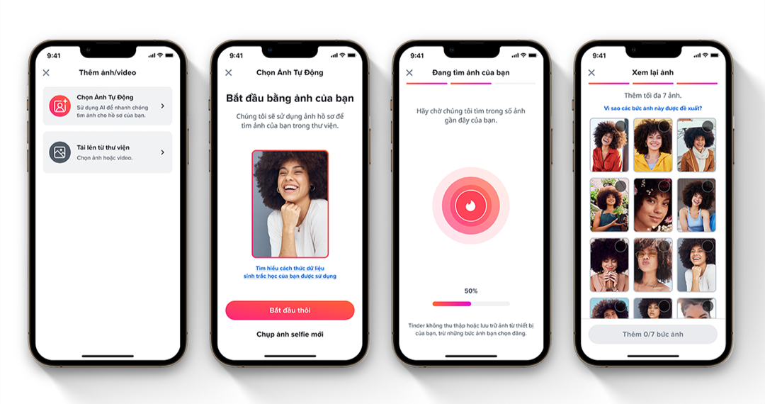 Tinder ra mắt tính năng Photo Selector giúp chọn ảnh đại diện dễ dàng hơn
