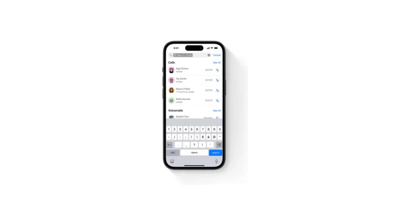Tìm kiếm lịch sử cuộc gọi trên iPhone với iOS 18