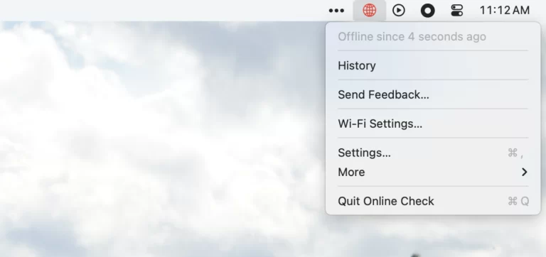 Ứng dụng cảnh báo ngay khi Mac của bạn mất kết nối internet