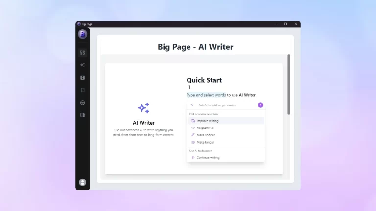 BigPage: Viết kịch bản phim chuyên nghiệp cùng Trí tuệ nhân tạo
