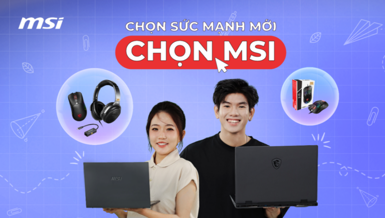MSI triển khai chương trình khuyến mại laptop mùa tựu trường 2024