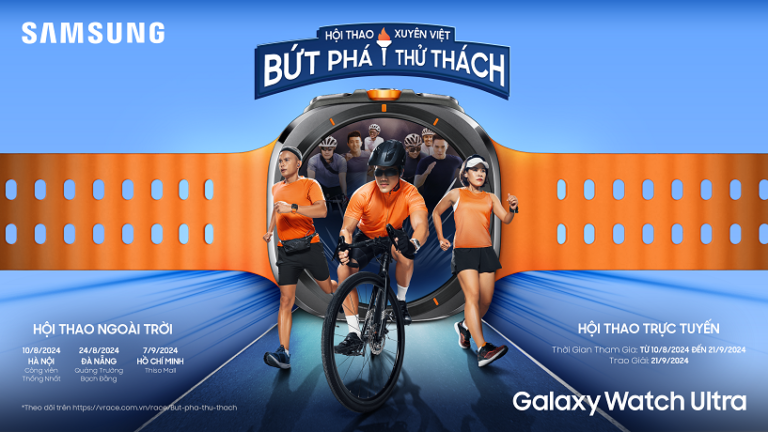 Samsung khởi động hội thao xuyên Việt “Bứt Phá Thử Thách”