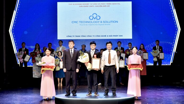 CMC TS tiên phong chuyển đổi số và khẳng định vị thế trong top 10 doanh nghiệp tư vấn 2024