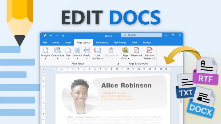 Docs+: Soạn thảo văn bản như Microsoft Word