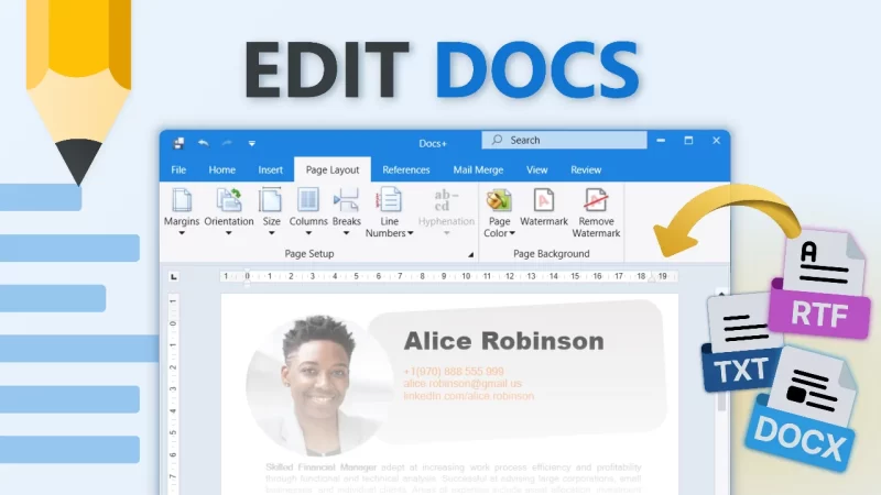 Docs+: Soạn thảo văn bản như Microsoft Word
