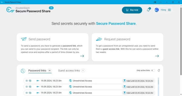 Secure Password Share 10