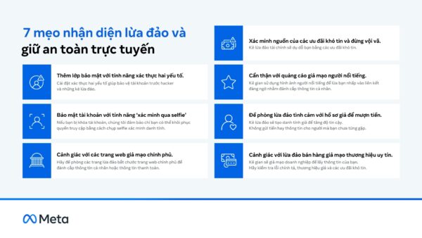 Meta thử nghiệm cách thức chống lừa đảo và hỗ trợ khôi phục tài khoản