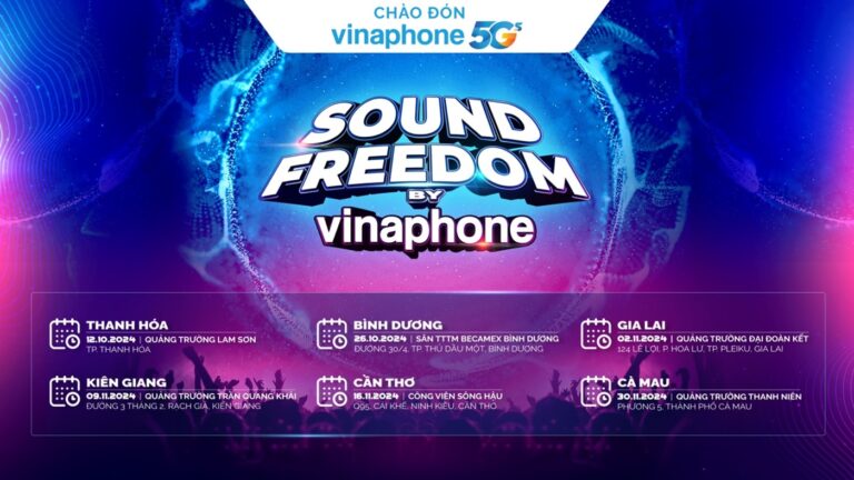 Khởi động đại nhạc hội Sound Freedom by VinaPhone mùa 2