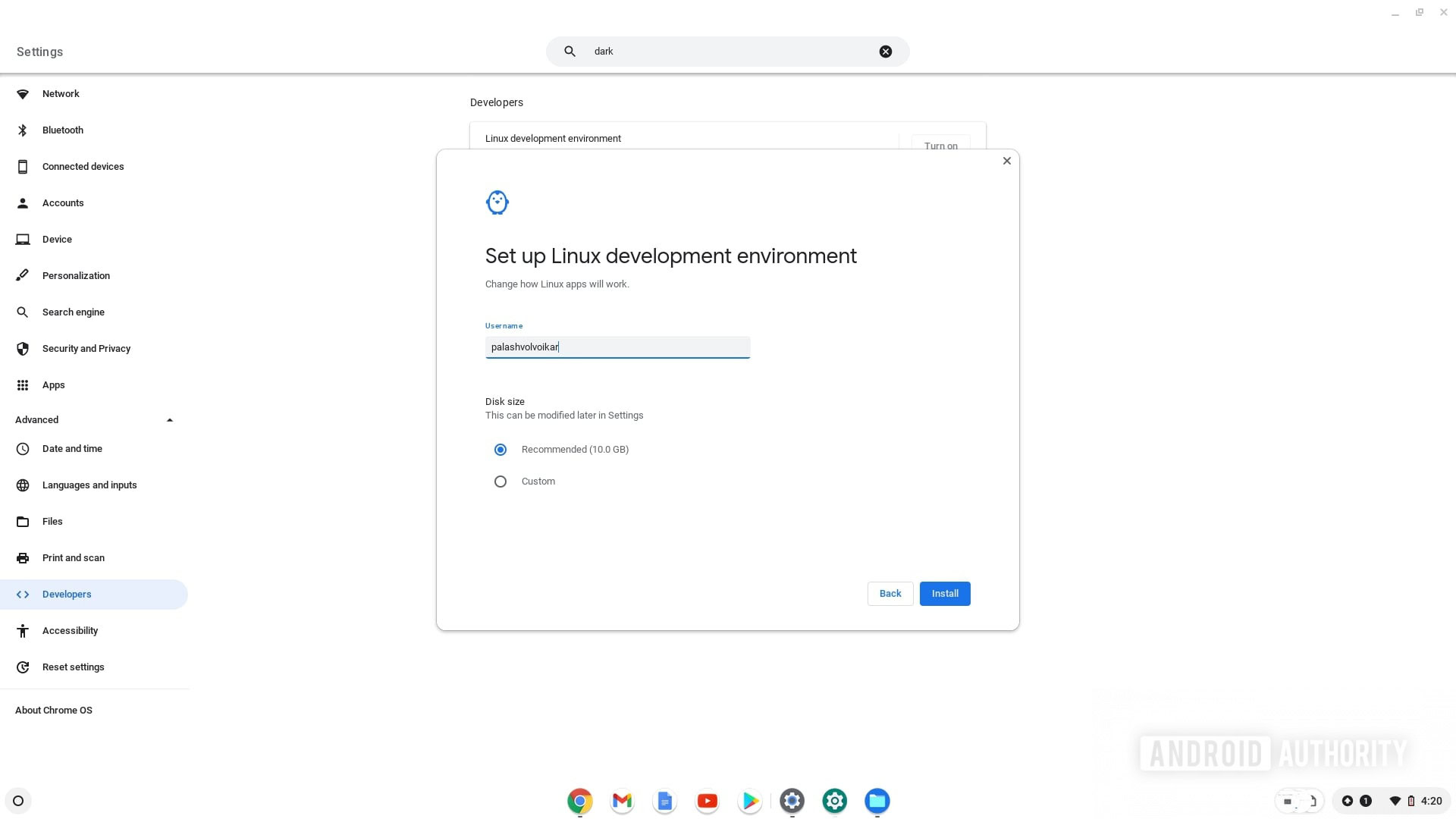 Hướng dẫn chi tiết cài đặt ứng dụng Linux trên Chromebook