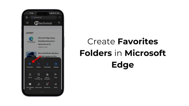 Cách tạo thư mục yêu thích trong Microsoft Edge