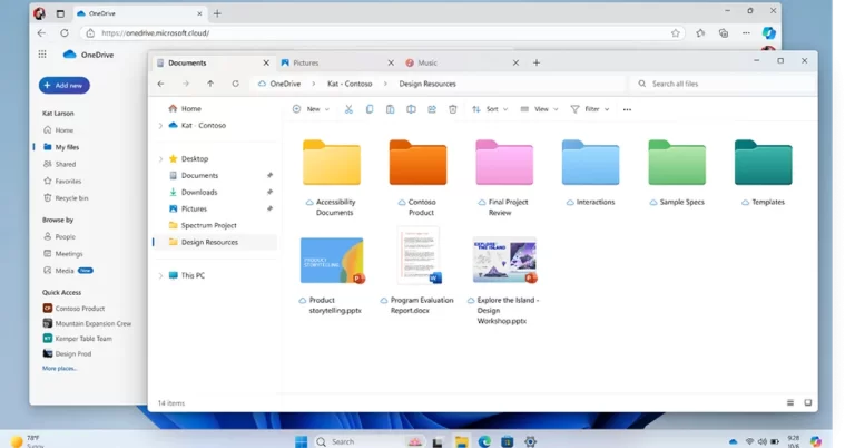 Microsoft nâng cấp mạnh mẽ OneDrive: Tìm kiếm thông minh, thư mục màu sắc
